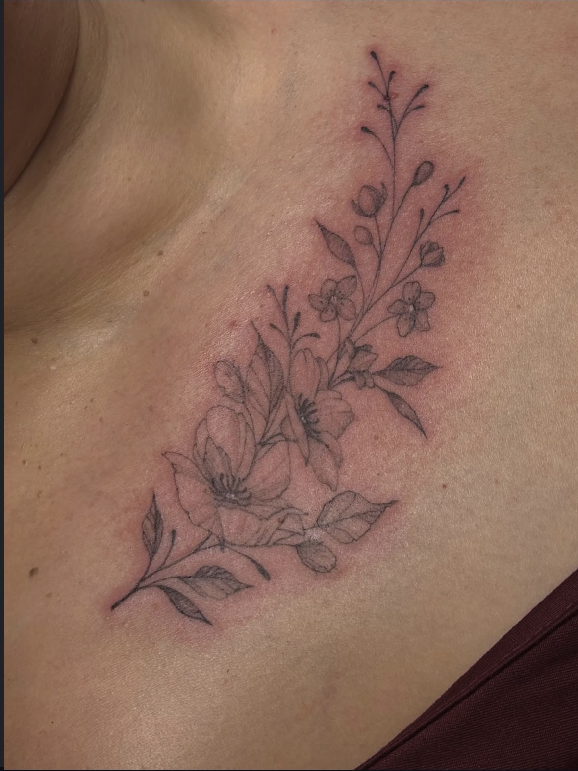 Fleurs botaniques chest